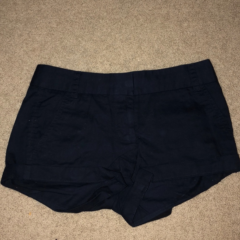 J Crew Navy Chino Shorts